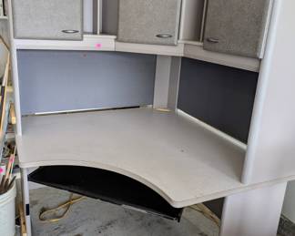 Super Corner Desk - $100 - lots of storage! 