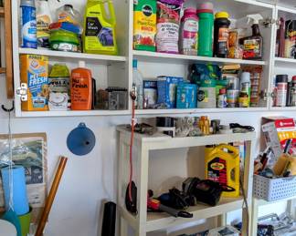 Lots of yard and cleaning products.