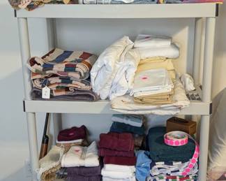 LINENS - Sheets, Towels, Blankets, Pillows, Doilies, etc.