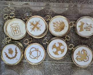 Cross-Stitch ornaments.