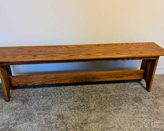 Gorgeous Oak Bench - 