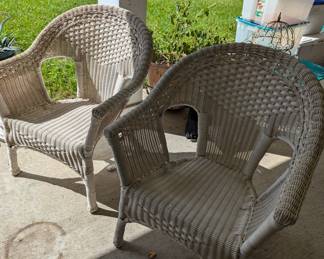 Two Wicker Chairs - $30 each.