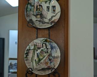 Handpainted Mexican Plates.