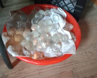 crystal ornaments (lots!)