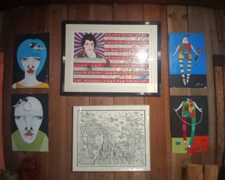 Howard Finster in the middle