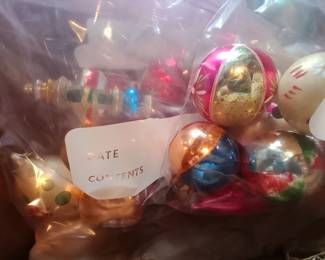 Vintage Christmas ornaments