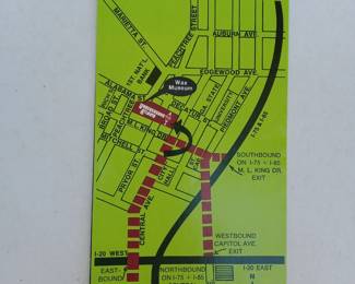 Back of the Wax Museum brochure