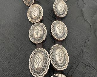 Navajo concho belt
.999 silver