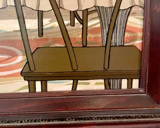 Unique Painting of FOX from the Georgian Terrace perspective