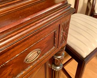 Beautiful Mahogany Cabinet quite unique great condition. 