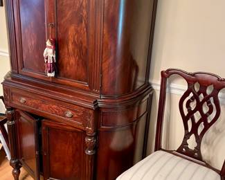 Beautiful Mahogany Cabinet quite unique great condition. 