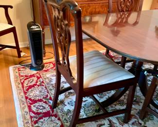 Stately Chippendale Style Chairs--just in time for holiday dinners! 