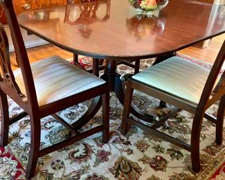 Stately Chippendale Style Chairs--just in time for holiday dinners! 