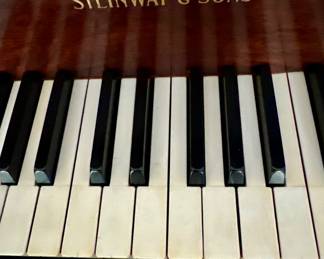 Mid Century Steinway & Sons Grand  Piano--Model S Grand Piano that has just been serviced last month by Cooper Music and has had a new set of Renner Steinway hammers installed, shanks and flanges as well as the replacement of bass strings and piano sound regulation, it comes with an appraisal. 