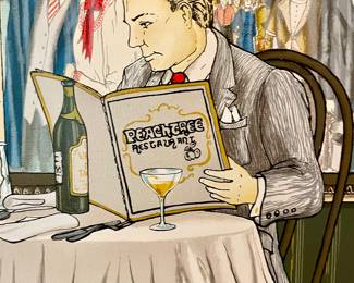 Unique Painting of FOX from the Georgian Terrace perspective