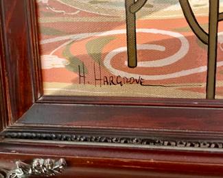 Unique Painting of FOX from the Georgian Terrace perspective