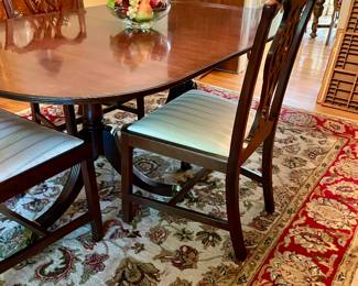 Stately Chippendale Style Chairs--just in time for holiday dinners! 