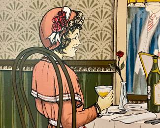 Unique Painting of FOX from the Georgian Terrace perspective