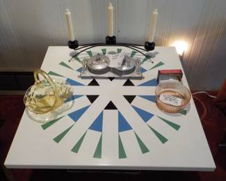 20 Enameled Coffee Table