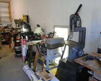 Tools. saws, and lights