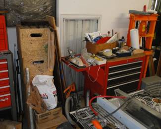 Boxes, and tools, and table saws too