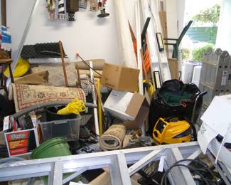 Rugs, vacuums, pumps and ladders.