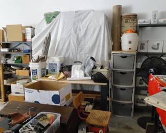 We are cleaning and organizing so we can find as many treasures as we can