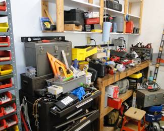 Lots and lots of tools and parts