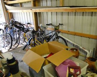 Bikes and boxes and stuff