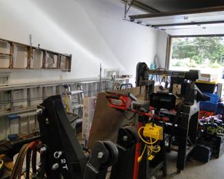 This is going to be the tool side of the pole barn, along with some ladders, and other fun things too