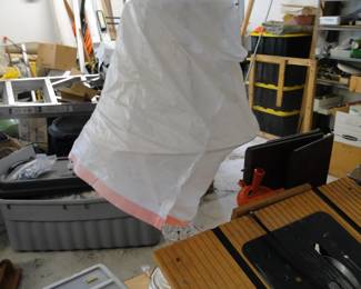 Crystal lamp, with garbage bag