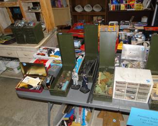 Trains, toys, and metal cars