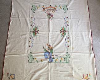 Antique Cross Stitch 60” X 50”