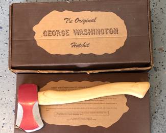 Vintage George Washington Hatchet