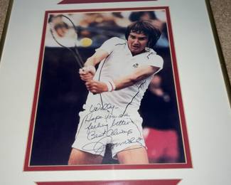 Jimmy Conners signed photo