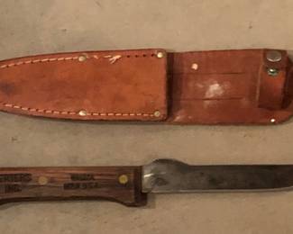 Filet knife and sheath 