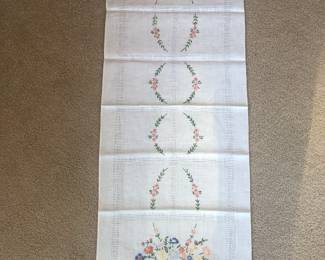 Cross Stitch Table Runner