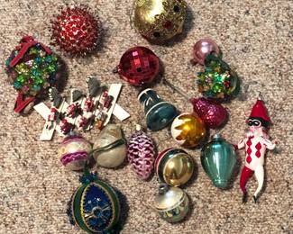 Vintage Christmas ornaments