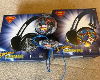 Superman and Captain America Headphones 