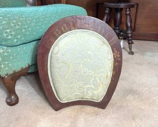 "Good Luck" Horseshoe Foot Rest