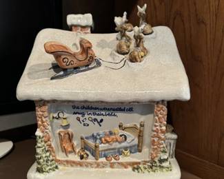 The Christmas Cookie House Louisville Stoneware 1992