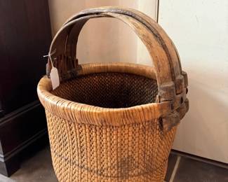 Antique Chinese Fish/Rice Basket