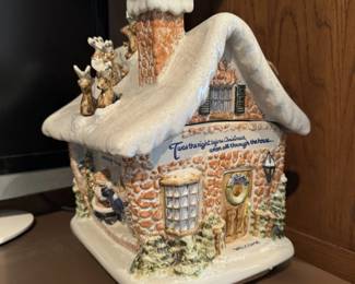 The Christmas Cookie House Louisville Stoneware 1992