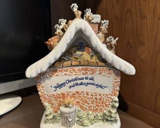 The Christmas Cookie House Louisville Stoneware 1992