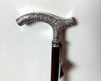 W/S Walking/Sticks Sterling Handle Cane