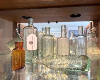 Vintage Bottles & Poison Bottle