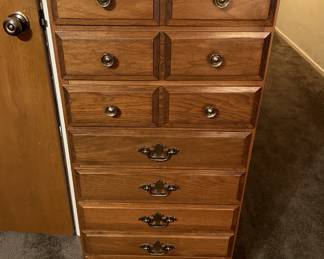 This tall cabinet strikes me as a lingerie drawer, or a dresser for tall people.  Come take a look and you decide.