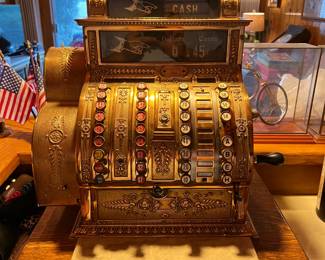 Vintage musical playback not your thing?  Try this vintage cash register from National.