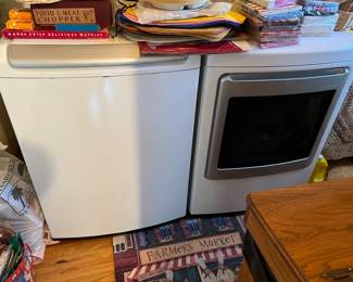 Here are the Kenmore Elite washer and dryer set.