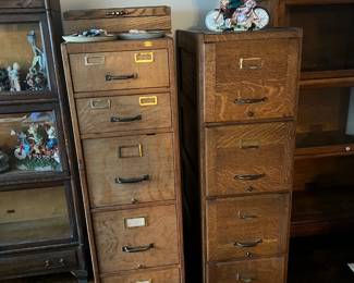 These are not the only finely crafted filing cabinets in this sale.  